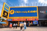 Điện Máy Xanh đang dần thu hẹp chuỗi cửa hàng Điện Máy Xanh, Thế Giới Di Động và TopZone. Ảnh: Nhã Chi