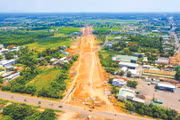 Dự án Vành đai 4 TP.HCM có chiều dài hơn 207 km, đi qua TP.HCM, Đồng Nai và Tây Ninh. Ảnh minh họa: Nhã Chi 