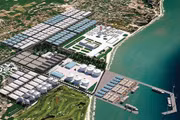 Được khởi công năm 2022 phục vụ cho các dự án thuộc Trung tâm Điện lực Sơn Mỹ, nhưng Khu công nghiệp Sơn Mỹ 1 hiện vẫn chưa có mặt bằng. Ảnh: Hà Minh