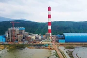 Dự án Nhà máy Nhiệt điện Quảng Trạch I đã hoàn thành trên 97%. Ảnh: Trịnh Sơn