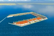 Trục kinh tế biển Trần Đề - Cù Lao Dung được xem là “cửa ngõ” mới của TP. Cần Thơ. Phối cảnh: Nhã Chi