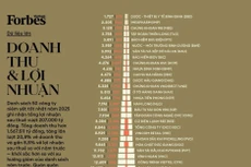 Danh sách 50 công ty niêm yết tốt nhất Việt Nam năm 2025 do Tạp chí Forbes Việt Nam công bố