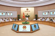 Đồng chí Lê Minh Hưng, Ủy viên Bộ Chính trị, Bí thư Đảng ủy Chính phủ, Thủ tướng Chính phủ chủ trì phiên họp Chính phủ thường kỳ tháng 5 năm 2026 - Ảnh: VGP/Nhật Bắc