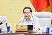 Chủ tịch Quốc hội Trần Thanh Mẫn phát biểu. (Ảnh: Doãn Tấn/TTXVN)