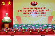 Đại hội đại biểu Đảng bộ Chính phủ lần thứ I, nhiệm kỳ 2025-2030 họp phiên trù bị - Ảnh: VGP/Nhật Bắc