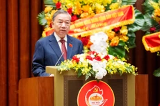 Tổng Bí thư Tô Lâm phát biểu tại Đại hội đại biểu Đảng bộ Quốc hội lần thứ nhất, nhiệm kỳ 2025-2030 - Ảnh: VGP