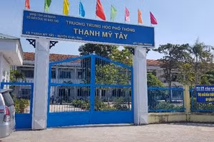 Ngày 26/8/2026, đấu giá cho thuê quyền khai thác mặt bằng tại Trường THPT Châu Phong và Trường THPT Thạnh Mỹ Tây (An Giang)