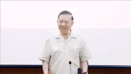 Tổng Bí thư, Chủ tịch nước Tô Lâm phát biểu chỉ đạo tại Phiên họp thứ hai Ban Chỉ đạo Trung ương về phát triển văn hóa Việt Nam - Ảnh: TTXVN