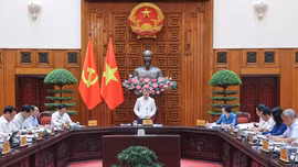 Thủ tướng Chính phủ Lê Minh Hưng, Trưởng Ban Chỉ đạo Trung ương thực hiện các chương trình mục tiêu quốc gia, chủ trì phiên họp thứ nhất của Ban Chỉ đạo - Ảnh: VGP/Nhật Bắc