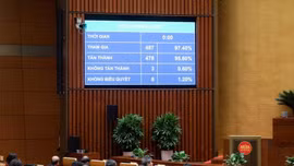 Quốc hội biểu quyết thông qua Nghị quyết về việc thành lập thành phố Đồng Nai trực thuộc Trung ương