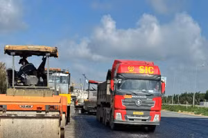 Gói thầu XL02 thi công đoạn Km13+900 - Km25+920 thuộc Dự án mở rộng cao tốc TP.HCM - Long Thành có giá trị hơn 4.628 tỷ đồng. Ảnh: Ngọc Tuấn
