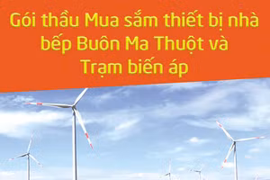 Công ty TNHH Đầu tư và quản lý điện gió Cư Né thông báo chào hàng cạnh tranh