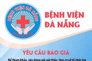 Bệnh viện Đà Nẵng yêu cầu báo giá