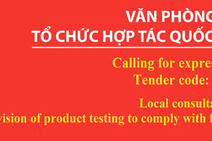 CALLING FOR EXPRESSION OF INTEREST