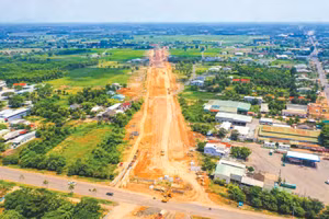 Dự án Vành đai 4 TP.HCM có chiều dài hơn 207 km, đi qua TP.HCM, Đồng Nai và Tây Ninh. Ảnh minh họa: Nhã Chi 