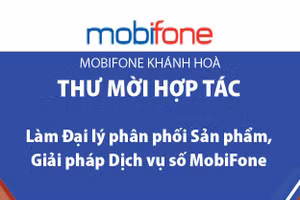 MobiFone Khánh Hòa thông báo thư mời hợp tác