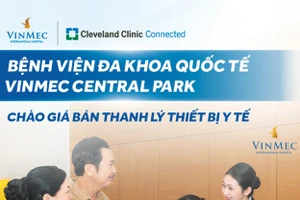 Bệnh viện Đa khoa Quốc tế Vinmec Central Park thông báo thư mời chào giá thanh lý tài sản