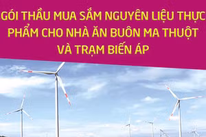 Công ty TNHH Đầu tư và Quản lý điện gió Cư Né thông báo chào hàng cạnh tranh