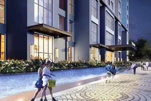 Dự án Tổ hợp văn phòng, siêu thị và nhà để xe tự động tại số 105 đường Trường Chinh (Hà Nội) được quy hoạch trên diện tích 4.814 m². Ảnh: NC st