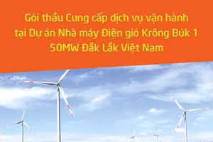 Công ty TNHH Đầu tư năng lượng mới KrongBuk thông báo chào hàng cạnh tranh