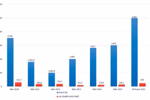 Kết quả kinh doanh của Công ty CP LIZEN - Nguồn: Báo cáo tài chính hợp nhất của Công ty CP LIZEN. Đơn vị tính: tỷ đồng