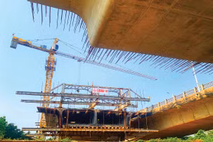 Quý I/2026, doanh thu của Licogi 18 đạt 973,3 tỷ đồng, tăng trưởng 38,5%, nhưng lợi nhuận trước thuế giảm 25% so với cùng kỳ, đạt 17,2 tỷ đồng. Ảnh: Tiến Giang
