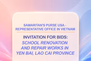 INVITATION FOR BIDS: School Renovation and Repair Works in Yen Bai, Lao Cai Province