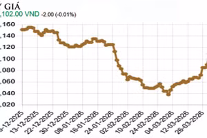 Diễn biến tỷ giá trung tâm 