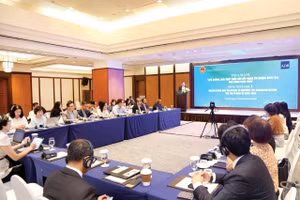 Tọa đàm “Định hướng, giải pháp thúc đẩy xếp hạng tín nhiệm quốc gia giai đoạn 2026 - 2030” được Bộ Tài chính tổ chức ngày 23/4. Ảnh: Đức Minh