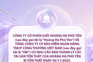 Thông báo mời chào giá cạnh tranh thanh lý phế liệu