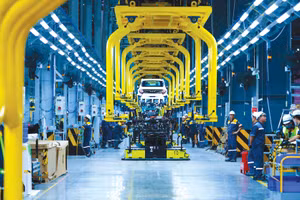 Sản xuất ô tô điện và pin tạo bước nhảy vọt cho công nghiệp Hà Tĩnh. Ảnh: Hà Minh