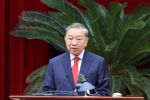 Tổng Bí thư Tô Lâm chủ trì, phát biểu khai mạc Hội nghị - Ảnh VGP/Đức Tuân