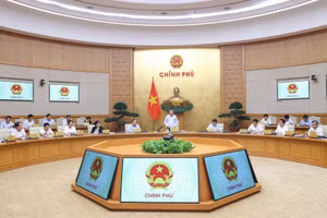Thủ tướng Chính phủ Lê Minh Hưng chủ trì Phiên họp Chính phủ chuyên đề xây dựng pháp luật tháng 6/2026 - Ảnh: VGP/Nhật Bắc