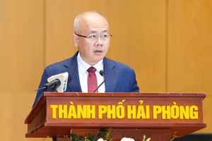 Ông Đỗ Thành Trung, nguyên Thứ trưởng Bộ Tài chính giữ chức Chủ tịch UBND TP. Hải Phòng nhiệm kỳ 2026 - 2031.