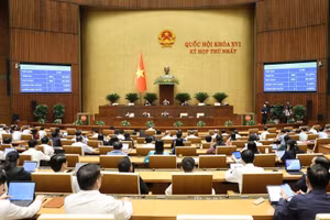 Quang cảnh phiên họp chiều 21/4 - Ảnh: VGP/Nhật Bắc