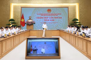 Thủ tướng Chính phủ Lê Minh Hưng, Trưởng Ban Chỉ đạo của Chính phủ về phát triển khoa học công nghệ, đổi mới sáng tạo, chuyển đổi số và Đề án 06, chủ trì Phiên họp lần thứ ba năm 2026 của Ban Chỉ đạo - Ảnh: VGP/Nhật Bắc