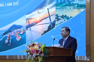 Phó Thủ tướng Thường trực Chính phủ Phạm Gia Túc dự và phát biểu tại Hội nghị công bố điều chỉnh Quy hoạch tổng thể quốc gia và các quy hoạch vùng thời kỳ 2021-2030, tầm nhìn đến năm 2050 - Ảnh: VGP/Phương Nguyên
