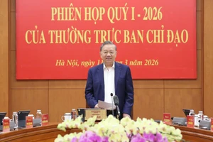 Tổng Bí thư Tô Lâm phát biểu chỉ đạo tại Phiên họp. Ảnh: VGP