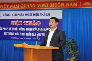 Ông Mai Quốc Long - Chủ tịch HĐQT Công ty phát biểu