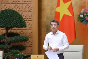 Thủ tướng Chính phủ Lê Minh Hưng nhấn mạnh yêu cầu khẩn trương bắt tay ngay vào công việc, xử lý hiệu quả các nhiệm vụ vừa cấp bách, vừa lâu dài - Ảnh: VGP/Nhật Bắc