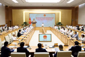 Phó Thủ tướng Nguyễn Văn Thắng chủ trì cuộc làm việc - Ảnh: chinhphu.vn/Đức Tuân
