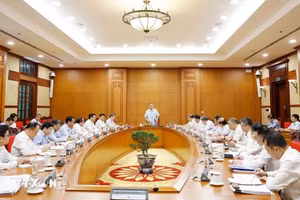 Tổng Bí thư, Chủ tịch nước nhấn mạnh phải xây dựng mô hình quản trị biển quốc gia hiện đại - Ảnh: TTXVN