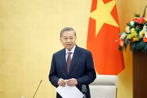 Tổng Bí thư Tô Lâm phát biểu - Ảnh: TTXVN