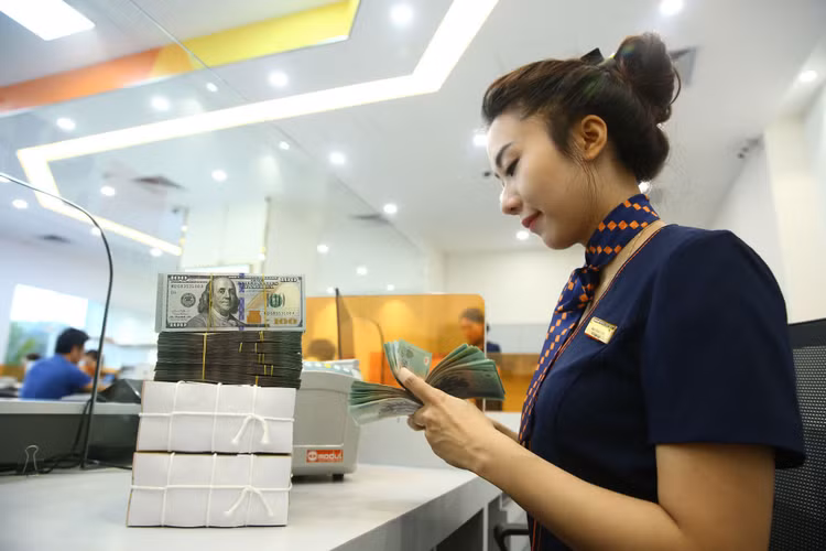 Ngày 22/8, Ngân hàng Nhà nước niêm yết tỷ giá USD/VND trung tâm ở mức 25.298 đồng, tăng 3,95% so với đầu năm 2025. Ảnh: Lê Tiên