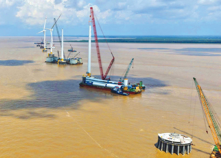 Các địa phương sở hữu tiềm năng về điện gió đang tăng tốc mời gọi nhà đầu tư đăng ký thực hiện dự án trong lĩnh vực này. Ảnh: Nguyễn Văn Cường