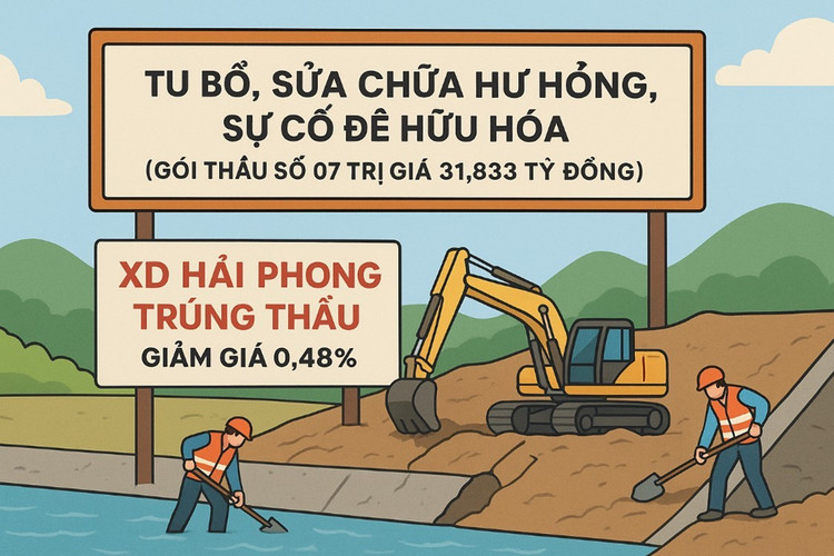 Hưng Yên: Xây dựng Hải Phong trúng gói thầu hơn 31 tỷ đồng