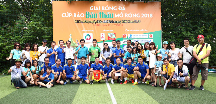 Đội Công ty CP Khoa học và Công nghệ xây dựng vô địch Cúp Báo Đấu thầu mở rộng 2018 ảnh 28