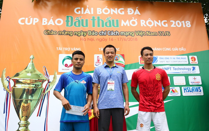 Đội Công ty CP Khoa học và Công nghệ xây dựng vô địch Cúp Báo Đấu thầu mở rộng 2018 ảnh 21