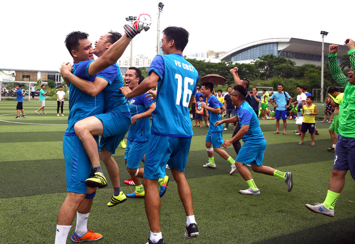 Đội Công ty CP Khoa học và Công nghệ xây dựng vô địch Cúp Báo Đấu thầu mở rộng 2018 ảnh 20