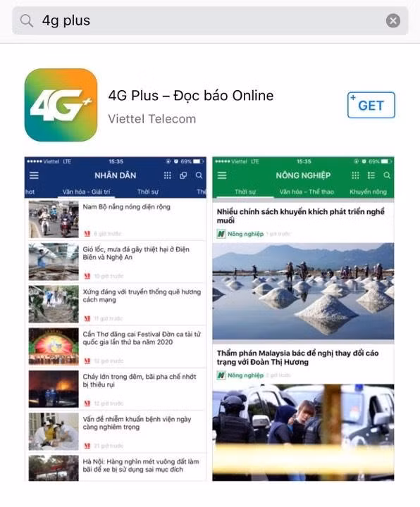 Miễn cước data khi đọc tin tức qua ứng dụng 4G Plus ảnh 2